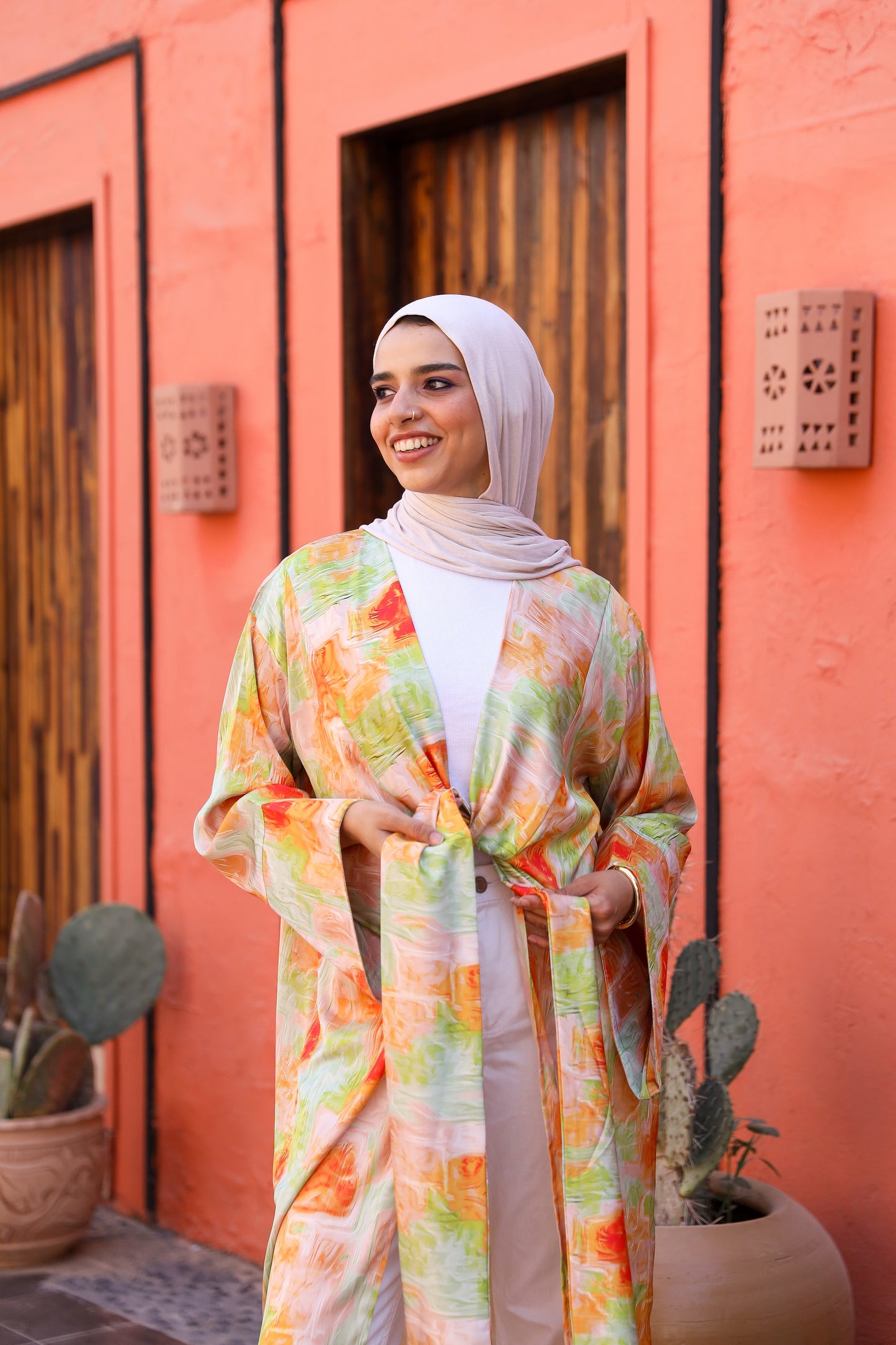 Lumira Orange cardigan