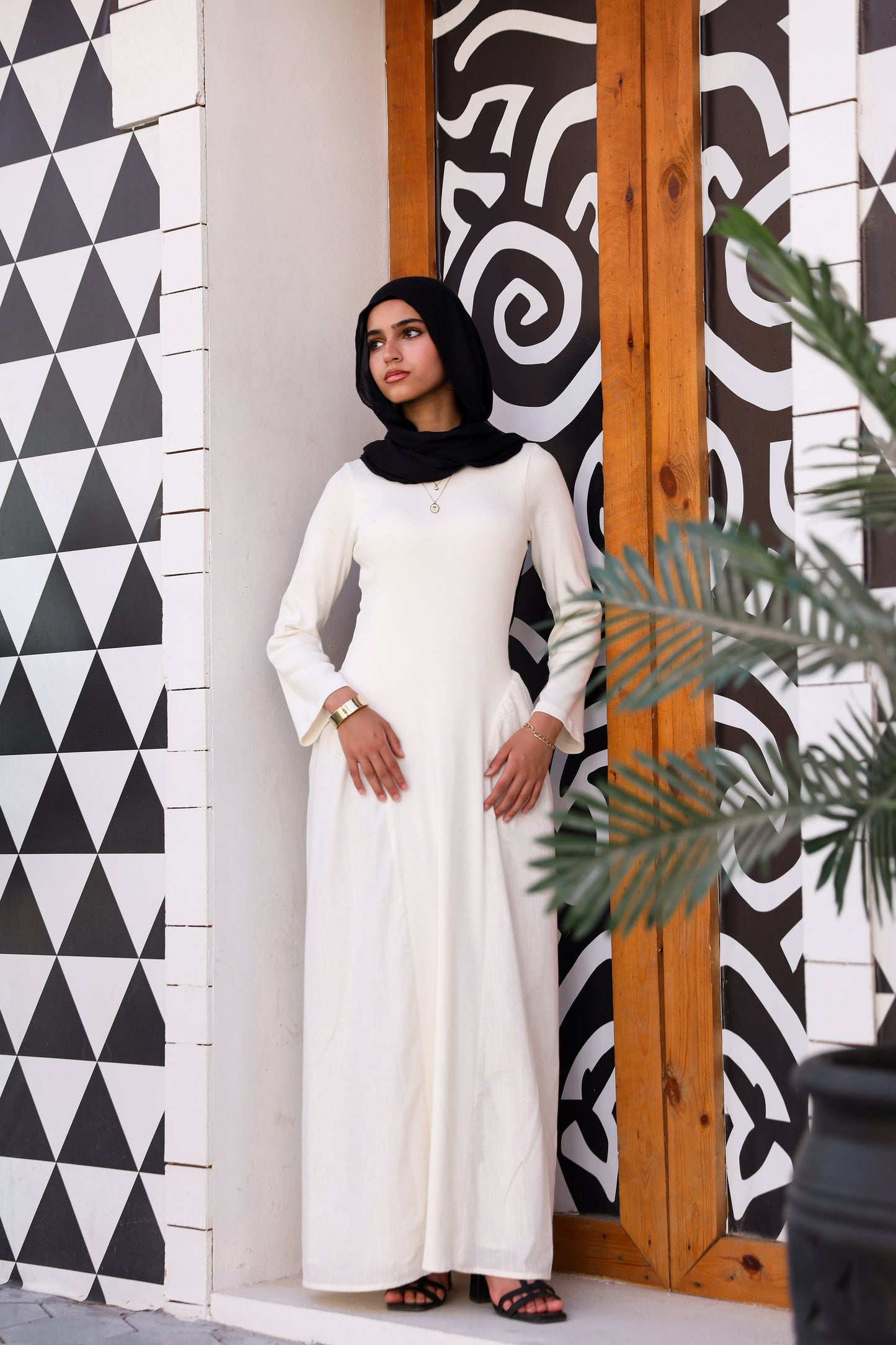 Cozienne offwhite dress