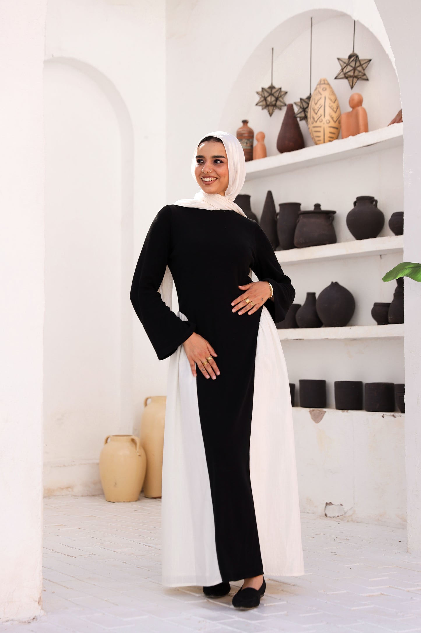 Cozienne black dress