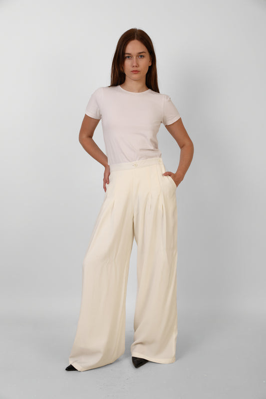 Aura Wide-Leg Lined Pants