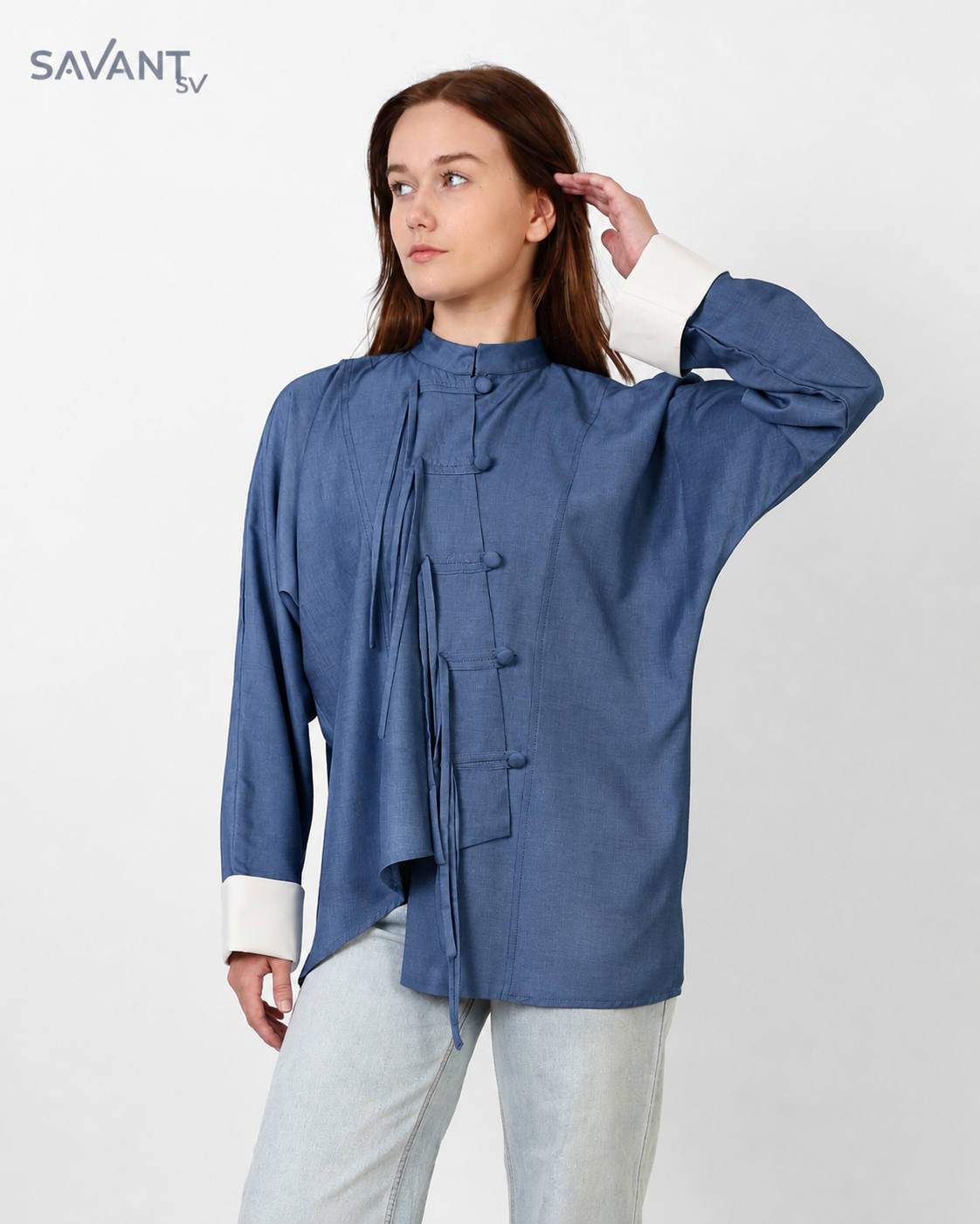 Heritage Blue Blouse