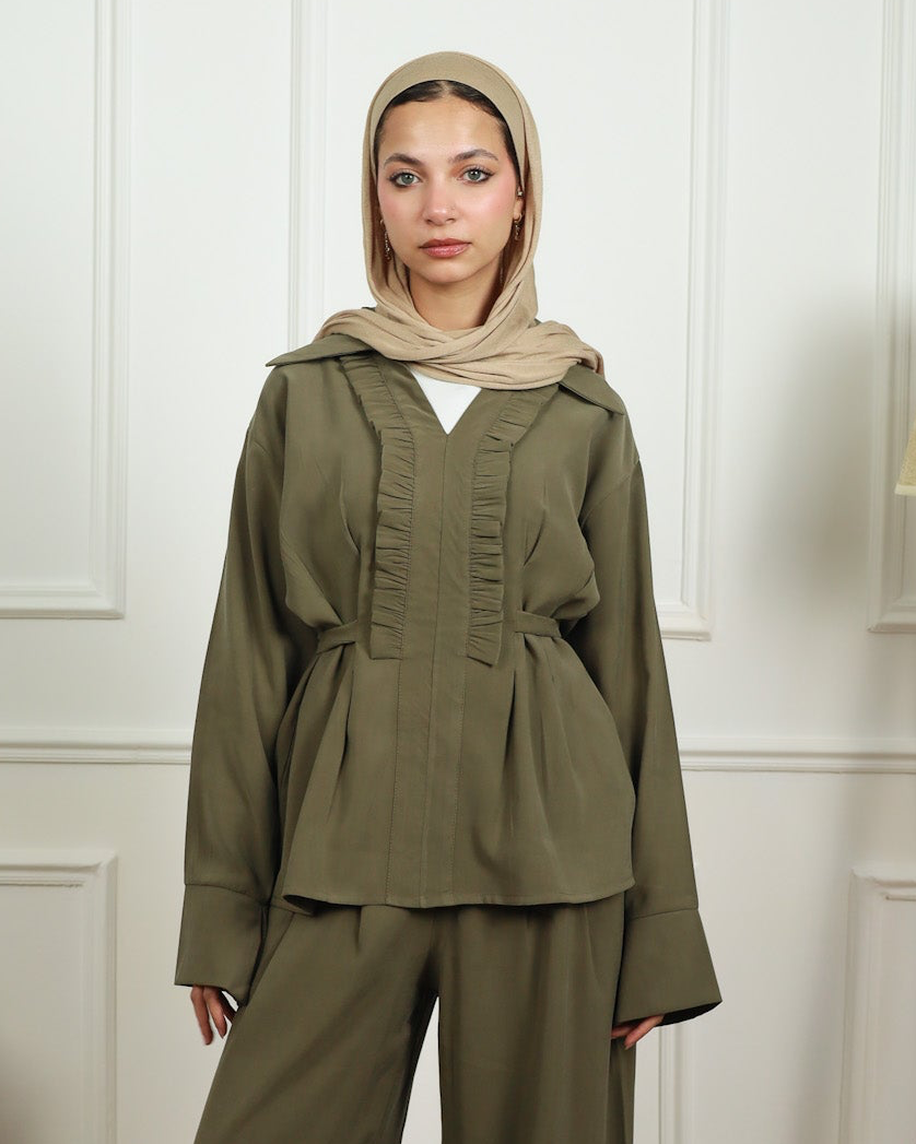 Minimal Olive Top