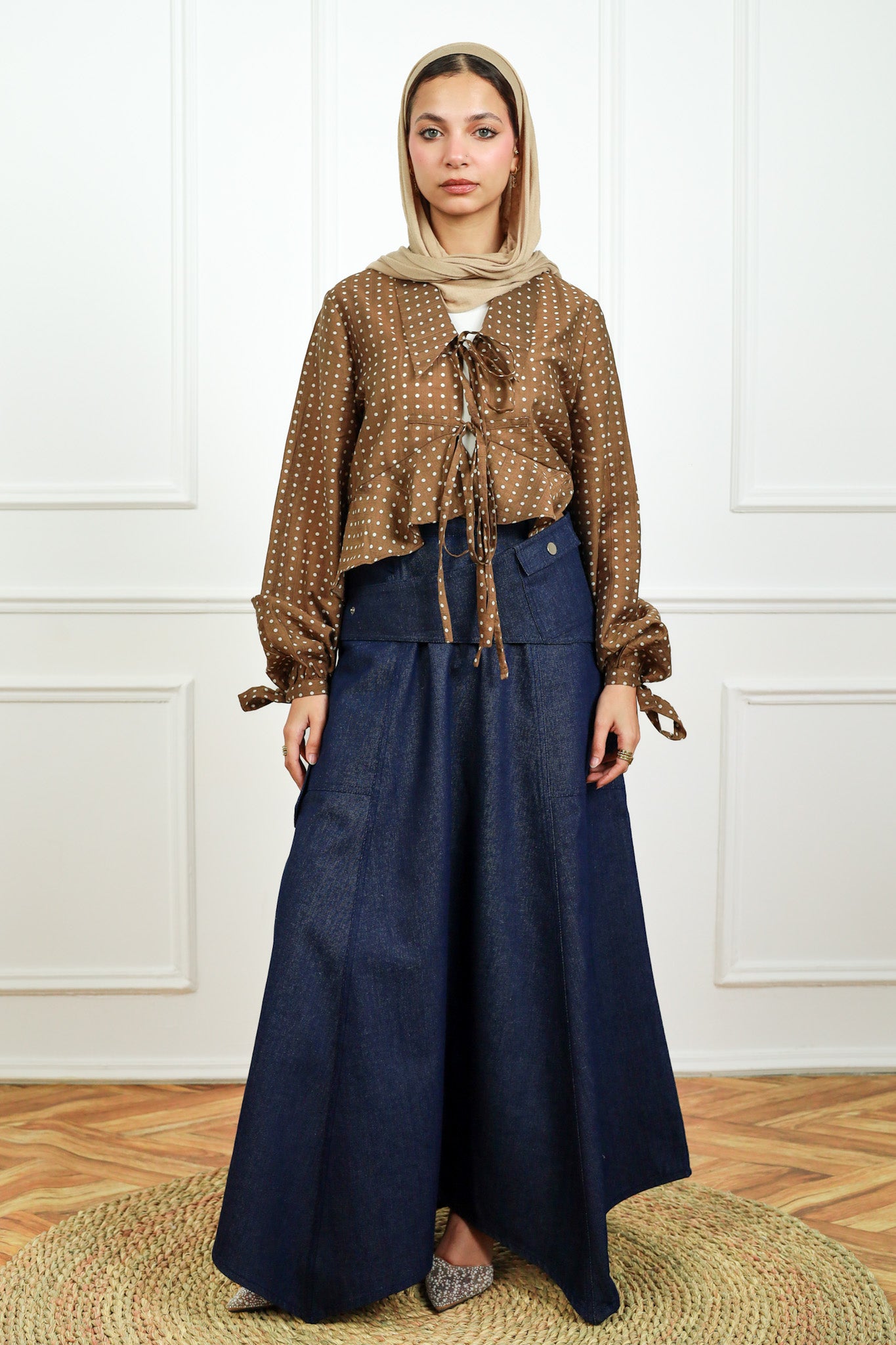Elara Denim skirt