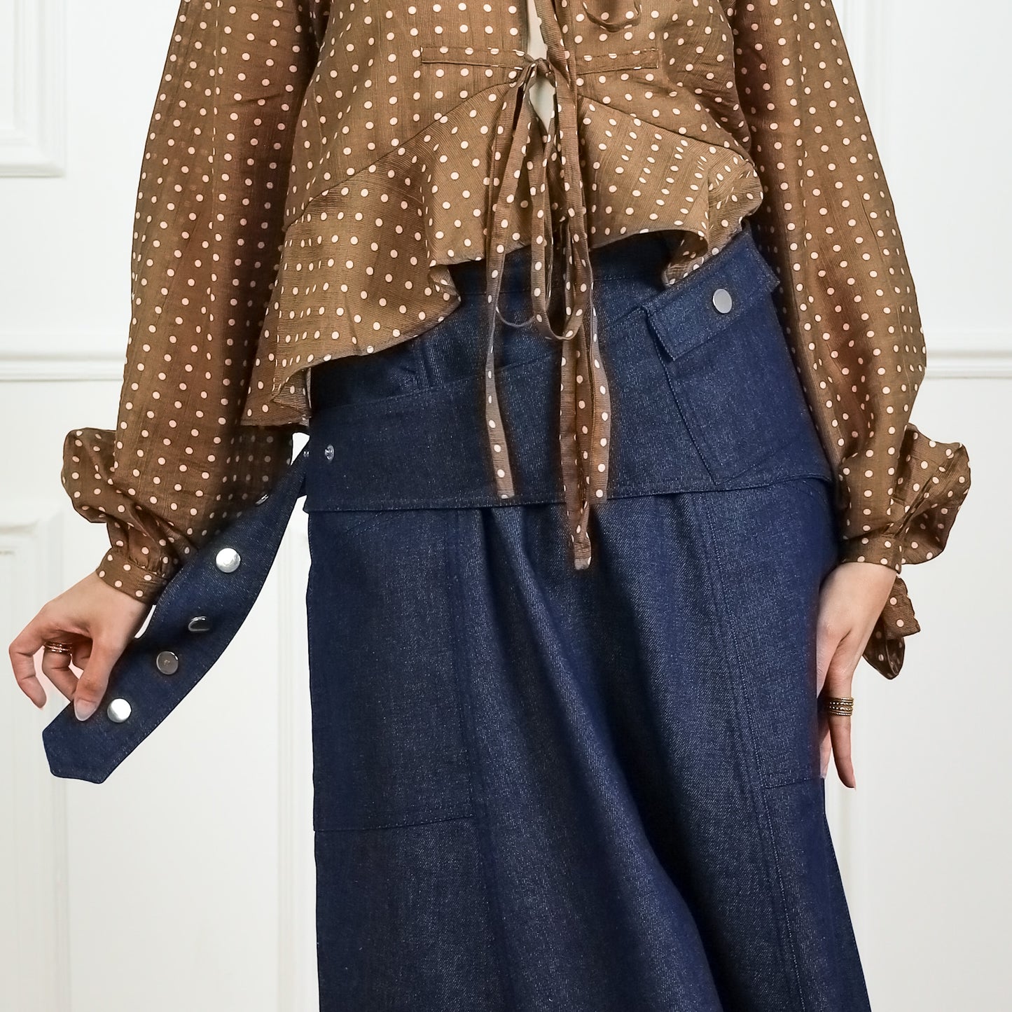 Twist Denim Belt