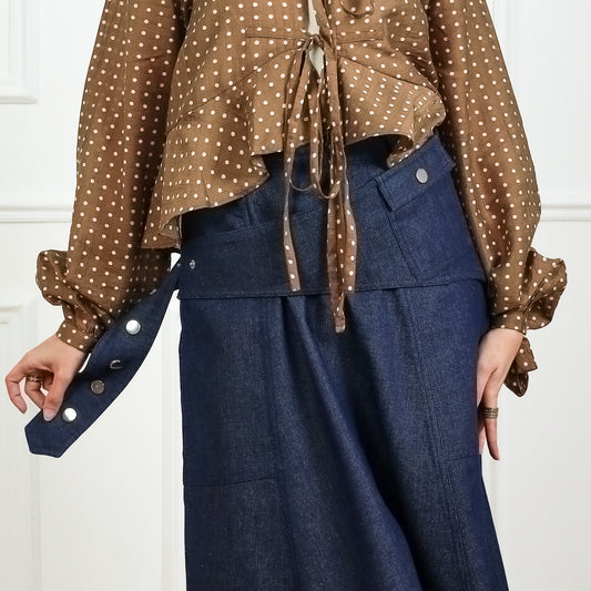 Twist Denim Belt